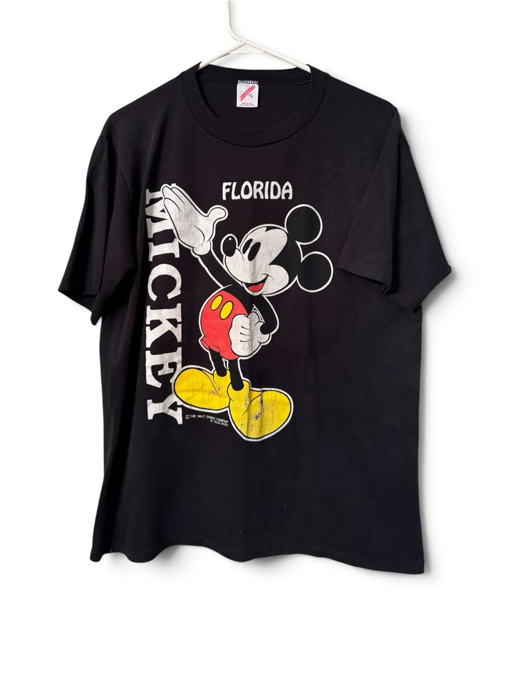 Vintage Mickey Mouse Florida Graphic T-Shirt 90s size XL Front and Back Design